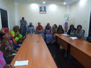 Cross section of the women meeting with the National Woman leader of APC