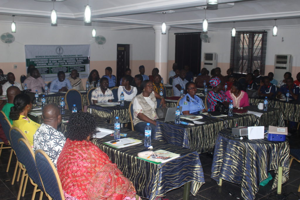 WEP HOLDS HIGH LEVEL STAKEHOLDERS DIALOGUE ON PREVENTING VIOLENT EXTREMISM (PVE) IN BENUE STATE