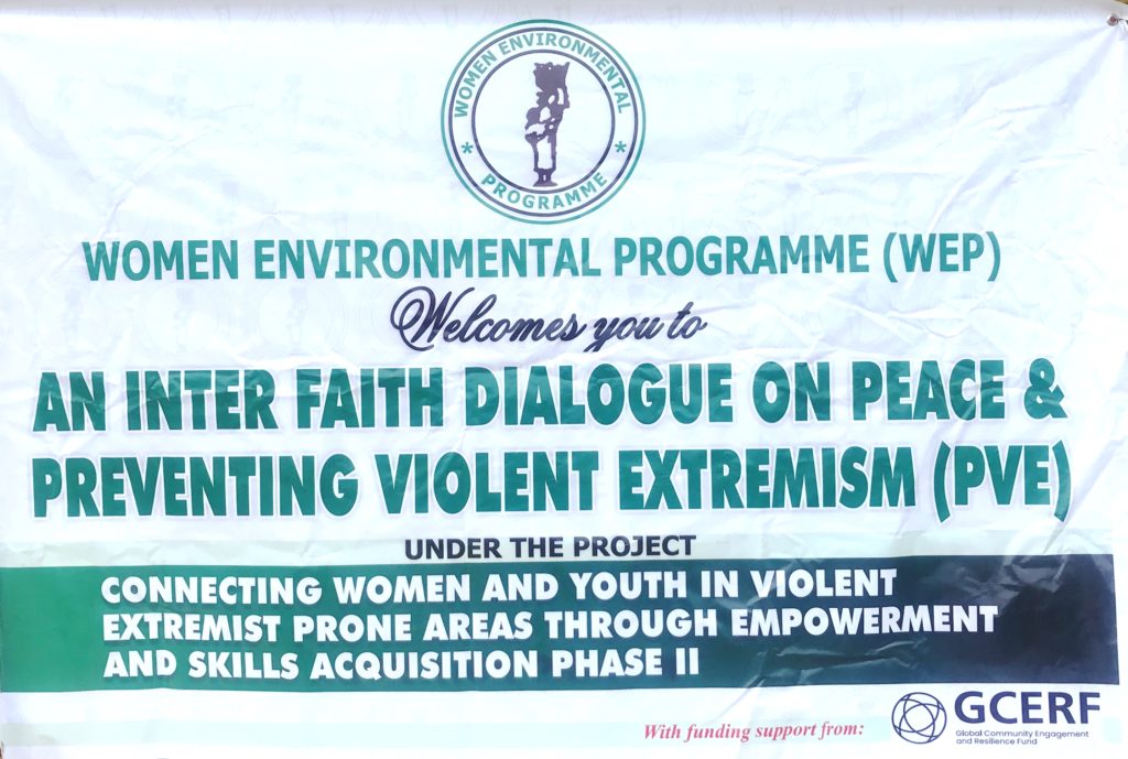 WEP ORGANISES INTERFAITH DIALOGUE ON PREVENTING VIOLENCE EXTREMISM IN BENUE COMMUNITIES