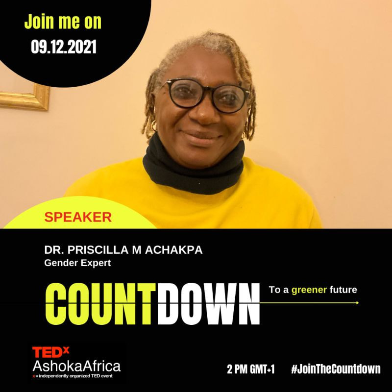 Join Dr Priscilla Achakpa on the Countdown to Greener Future