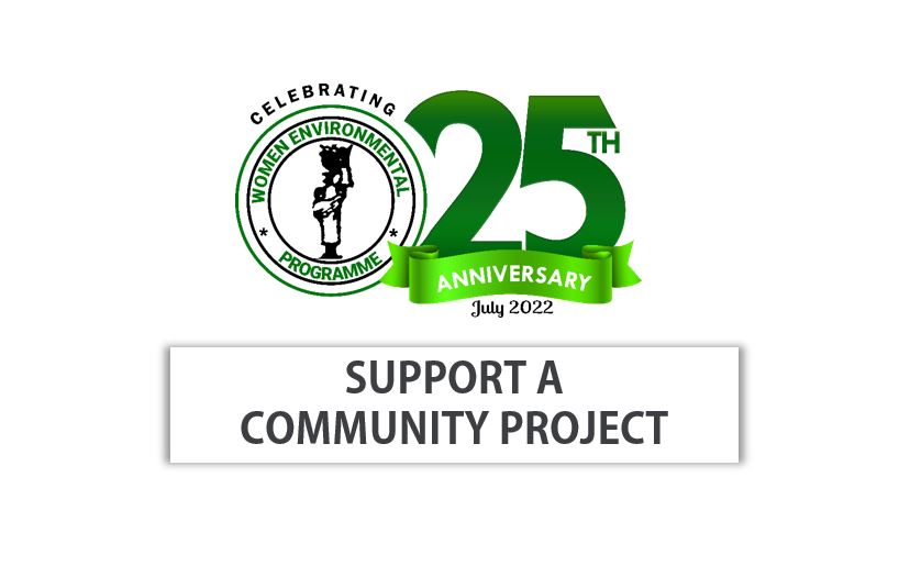 WEP@25: SUPPORT A COMMUNITY PROJECT