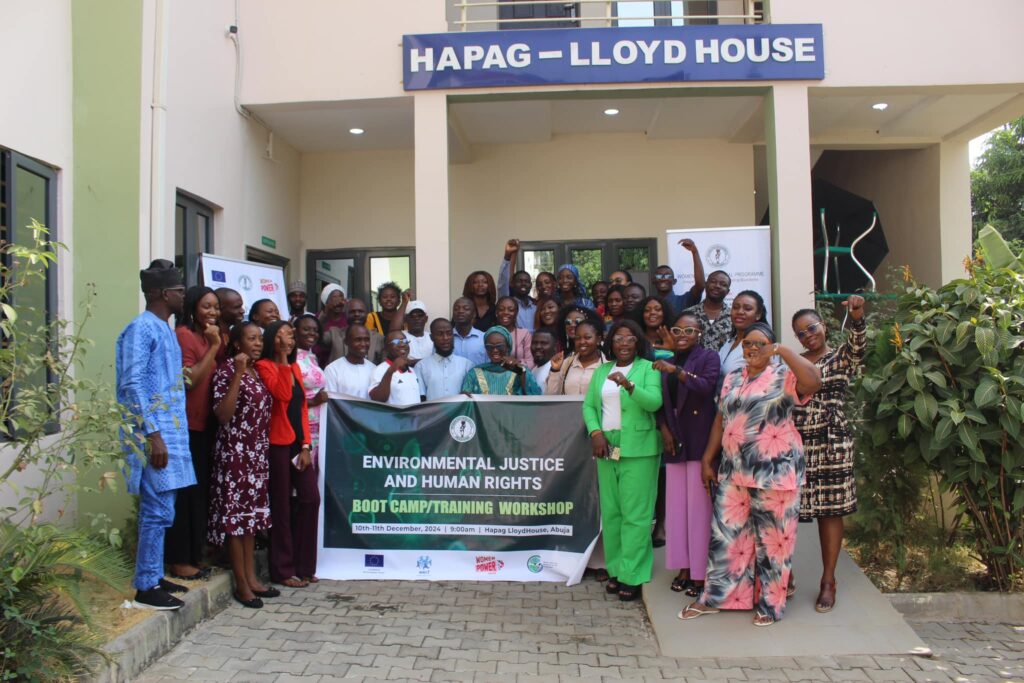 WEP Organizes Environmental Justice and Human Rights Bootcamp for Feminists Organizations and Environmental Activists in Nigeria